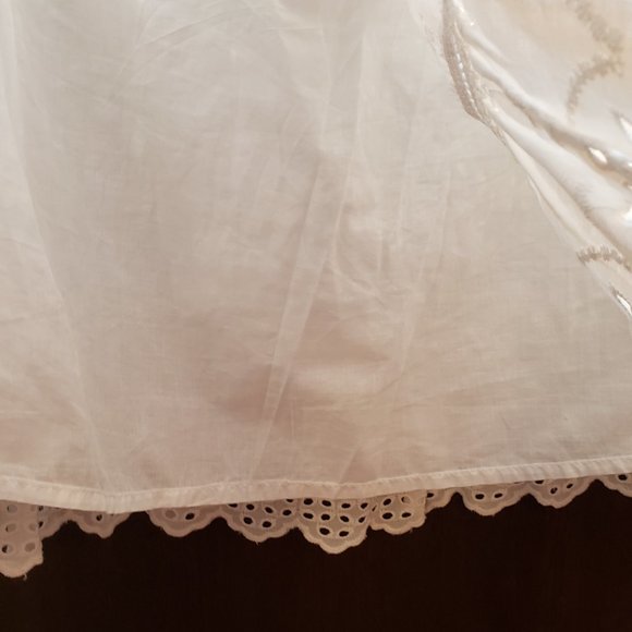 NWT Jennifer & Grace  White  Eyelet skirt  Size M - Picture 4 of 7